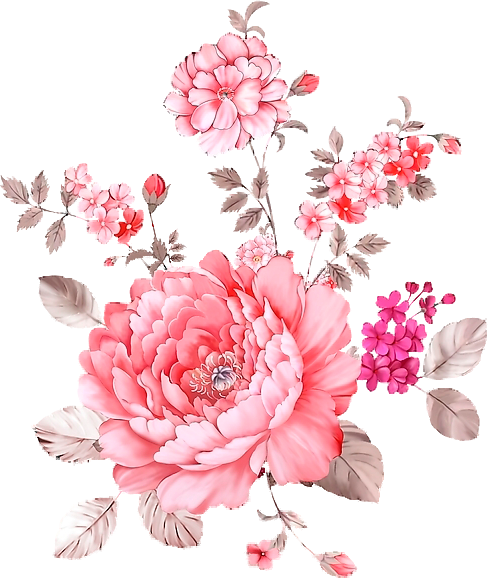 Watercolor Flowers Illustration